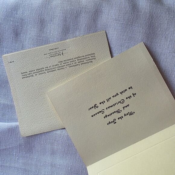 Vtg Bright of America 12 Christmas In Ohio Cards Stationary w Envelopes, Box - Picture 8 of 16